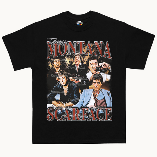 Scarface Graphic Tee | Tony Montana T-Shirt | TeeRiffiClub