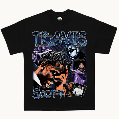 Travis Scott Graphic Tee | Hip Hop Vintage Tees | TeeRiffiClub