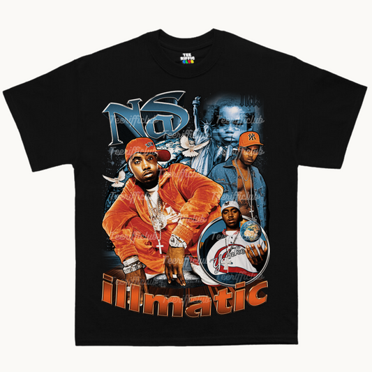 Nas Illmatic T-Shirt| Nas Rap Tee | TeeRiffiClub