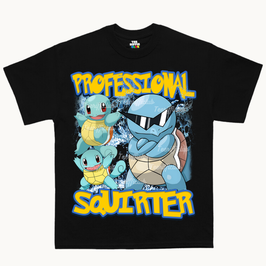 Professional Squirter T-Shirt | Pokemon Funny T-Shirt | TeeRiffiClub