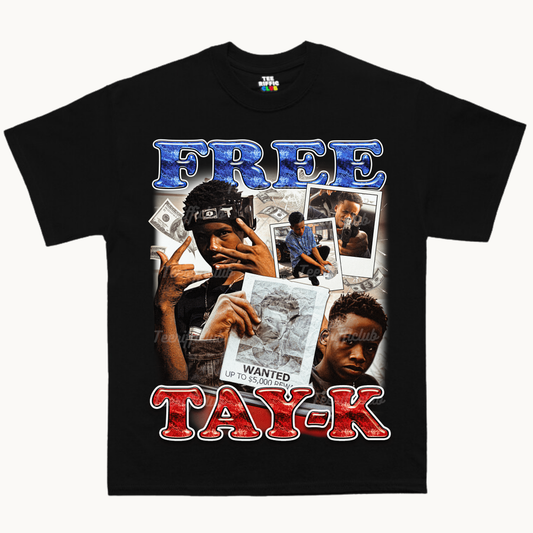 Hip-Hop Graphic T-Shirt | Free Tay-K T-Shirt  | TeeRiffiClub