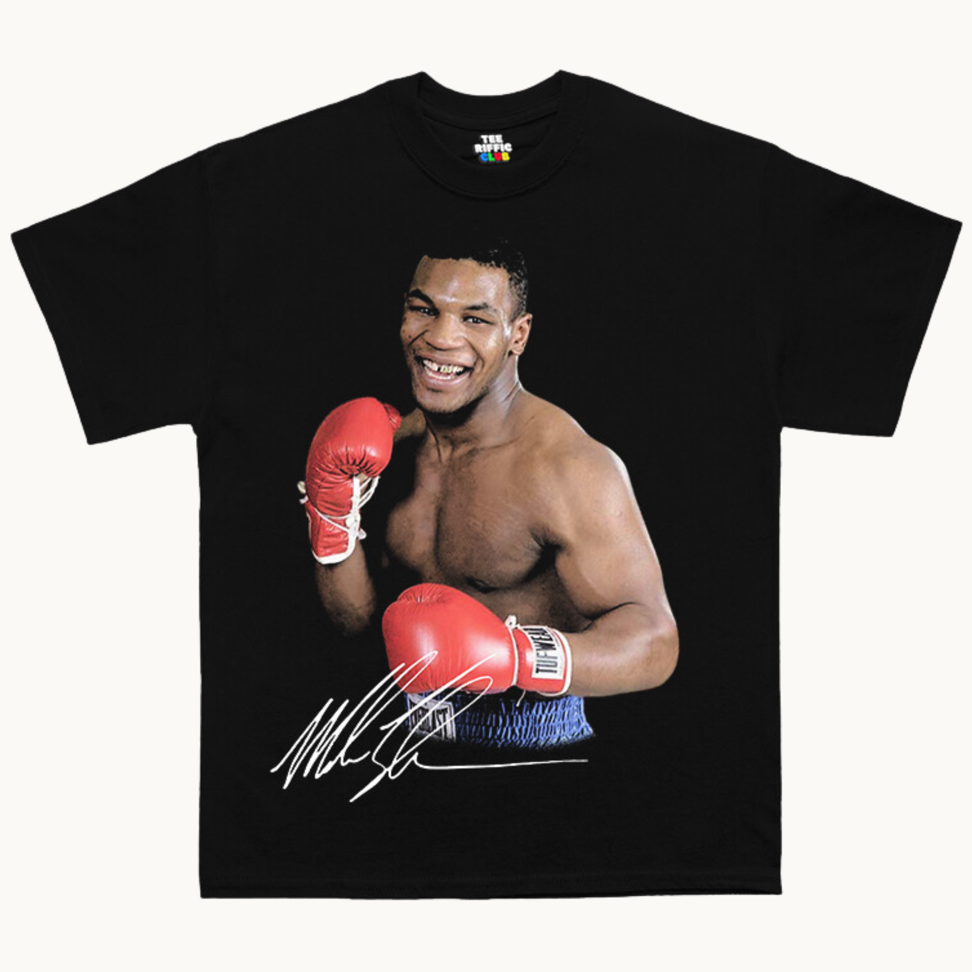 Mike Tyson Iron T-Shirts | Black Champion Shirt | TeeRiffiClub