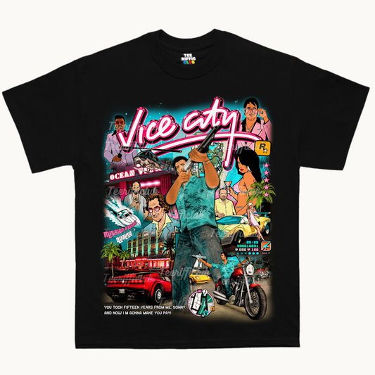 Vice City T-Shirt| Gta T-Shirt Gaming | TeeRiffiClub