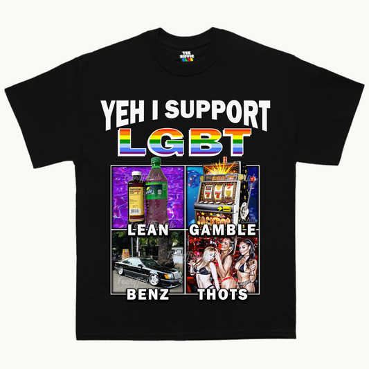 Yehh I Support Lgbt T-Shirt